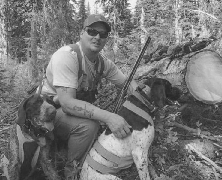 Wess Larabee doing some western wingshooting.
