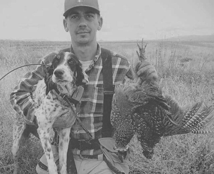 Robert jones hunting birds in California.