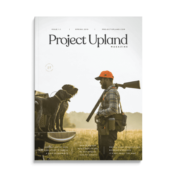 V1N1 Front Cover Spring 2019 Project Upland Magazine