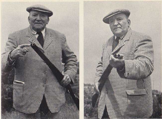 Richard Churchill the inventor of the Churchill Method during a shooting class in his book Game Shooting.
