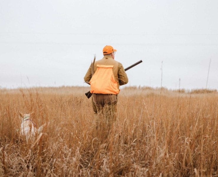Hank Shaw on a pheasant hunt in Kansas with Pheasants Forever.