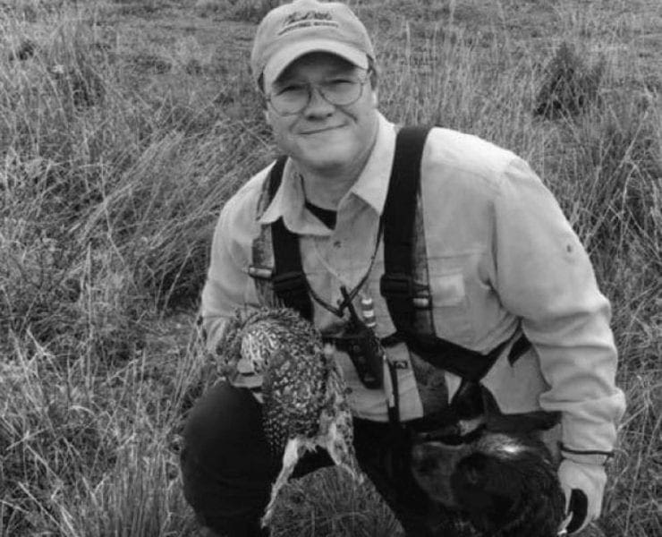 Del Whitman hunting sharptailed grouse