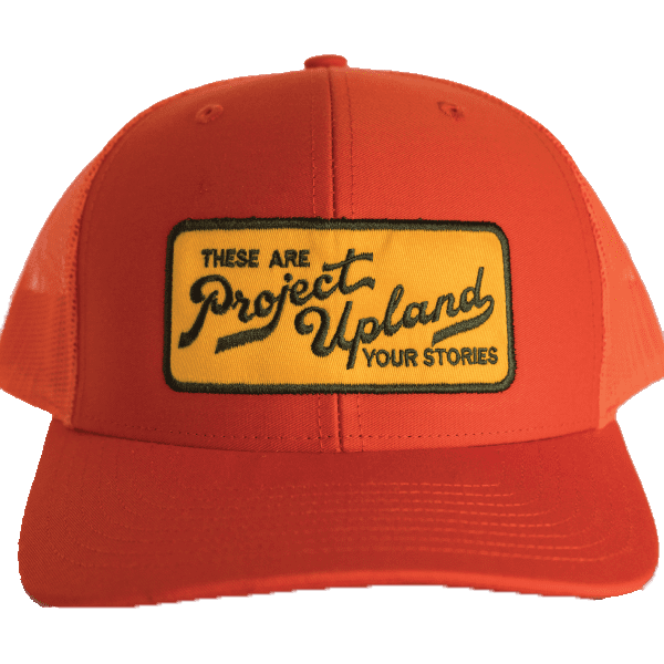 Blaze Orange Project Upland Hat with Yellow Patch
