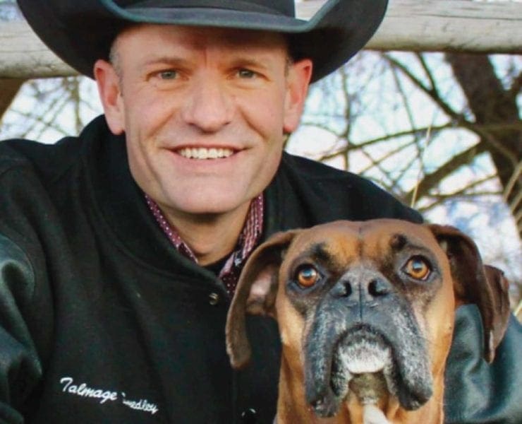 Talmage Smedley dog trainer and chukar hunter