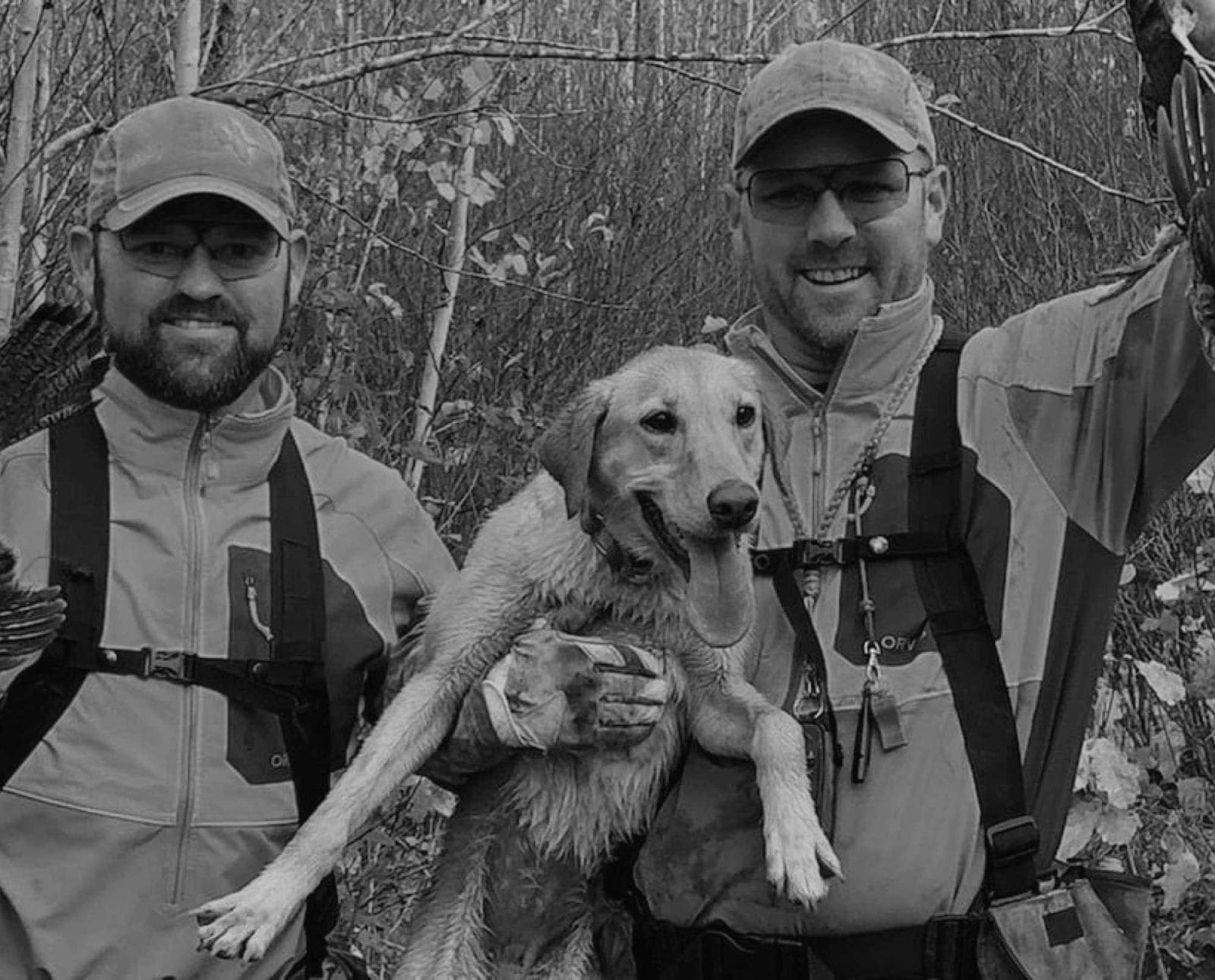 Fritz and Ric Heller hunting ruffed grouse