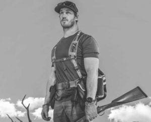 Matt Davis, founder of Final Rise, on a bird hunt.