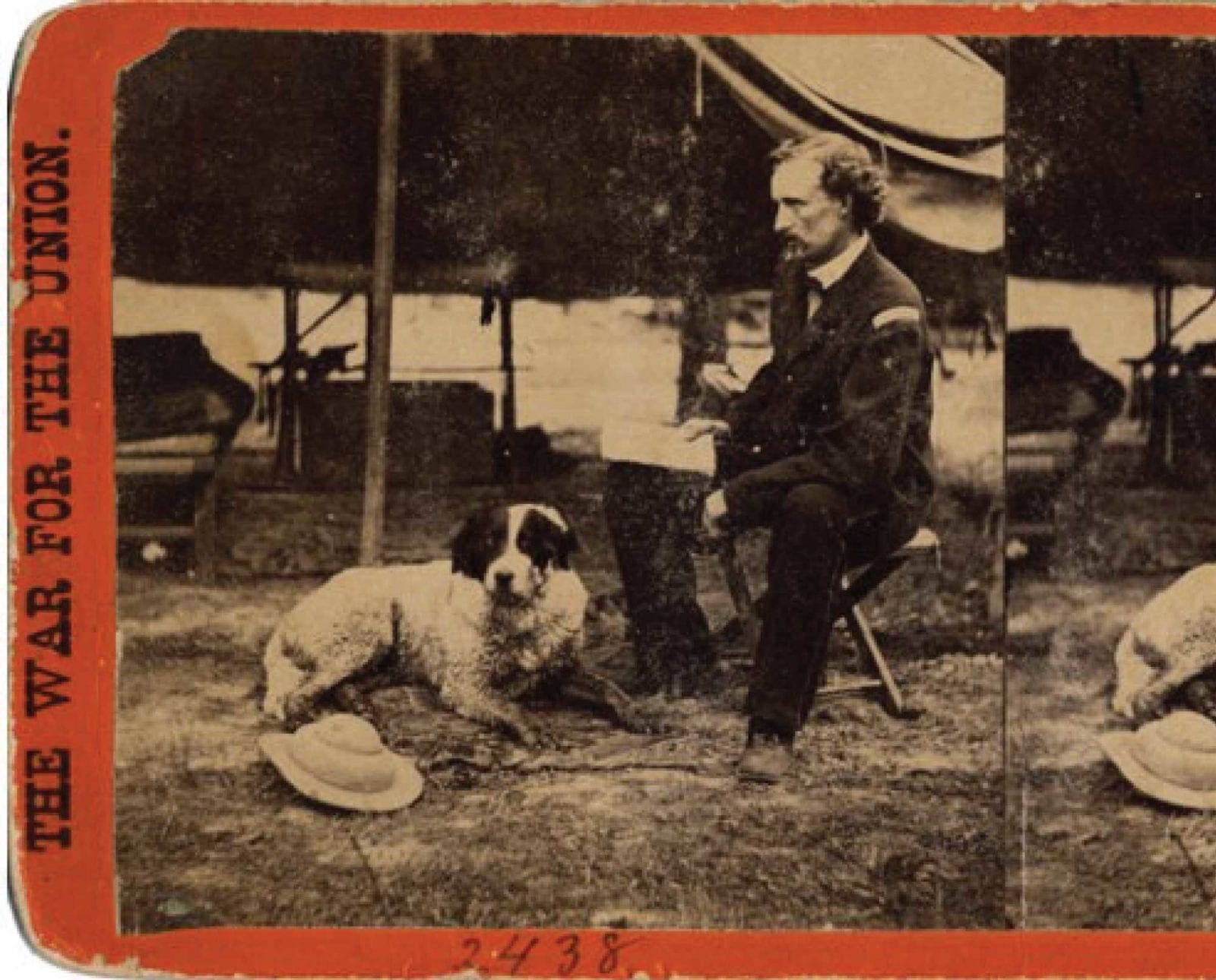 General Custer and his Newfoundland Dog