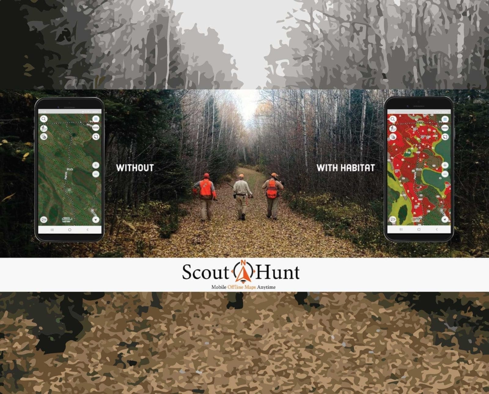 Hunters using Scout-N-Hunt mapping