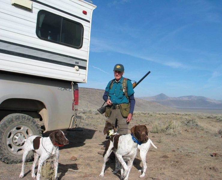 Chasing chukar in his late 70's
