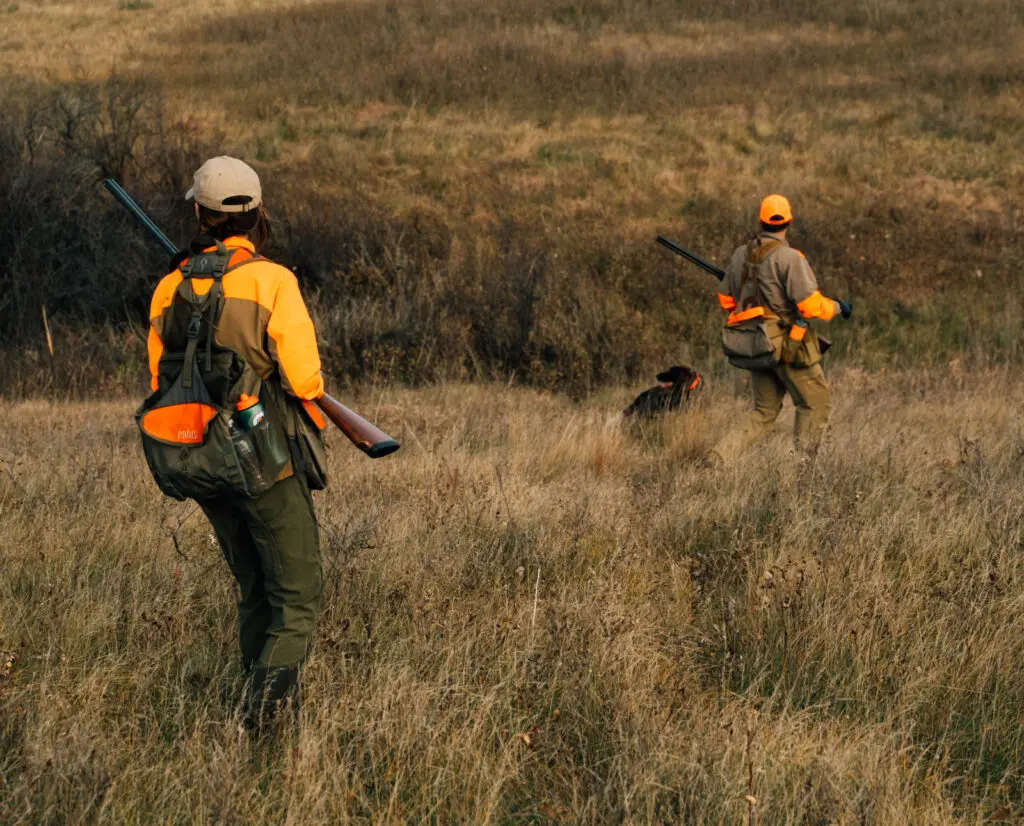 Two pheasant hunters 