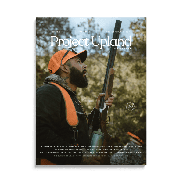 Front cover of the Fall 2020 issue of Project Upland Magazine