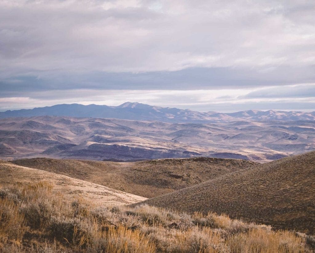 A look at the vast landscape of chukar country. 
