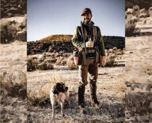 Levi day with his bird dog while hunting.