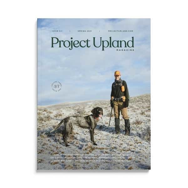 Cover of the Spring 2021 issue of Project Upland Magazine featuring Jennifer Wapenski