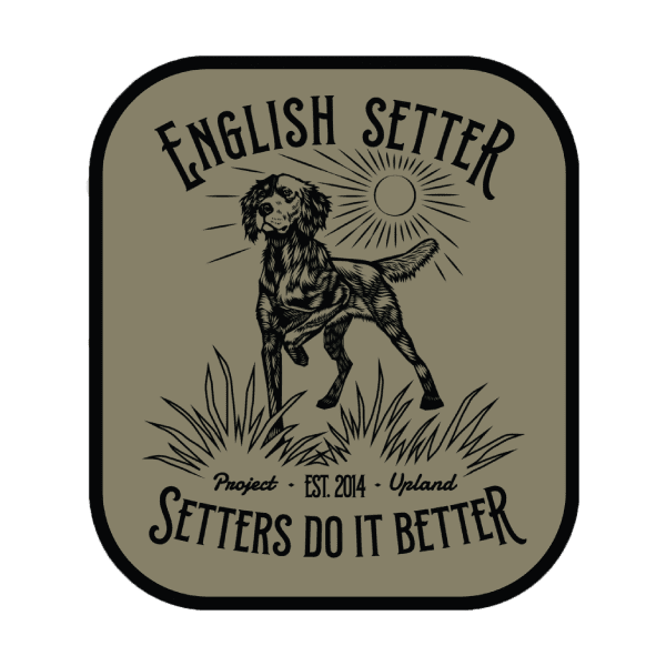 An English Setter Sticker