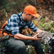 A new hunter shoots his dogs first ruffed grouse