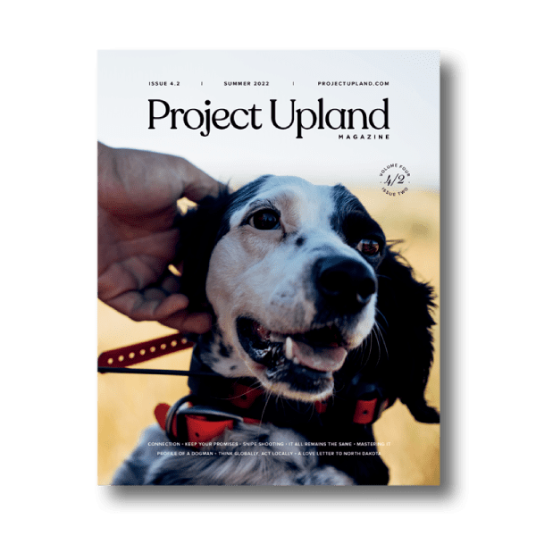 Summer 2022 Project Upland Magazine with English Setter on the Cover