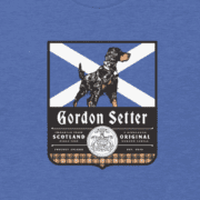 Close up of the Gordon Setter T-shirt design