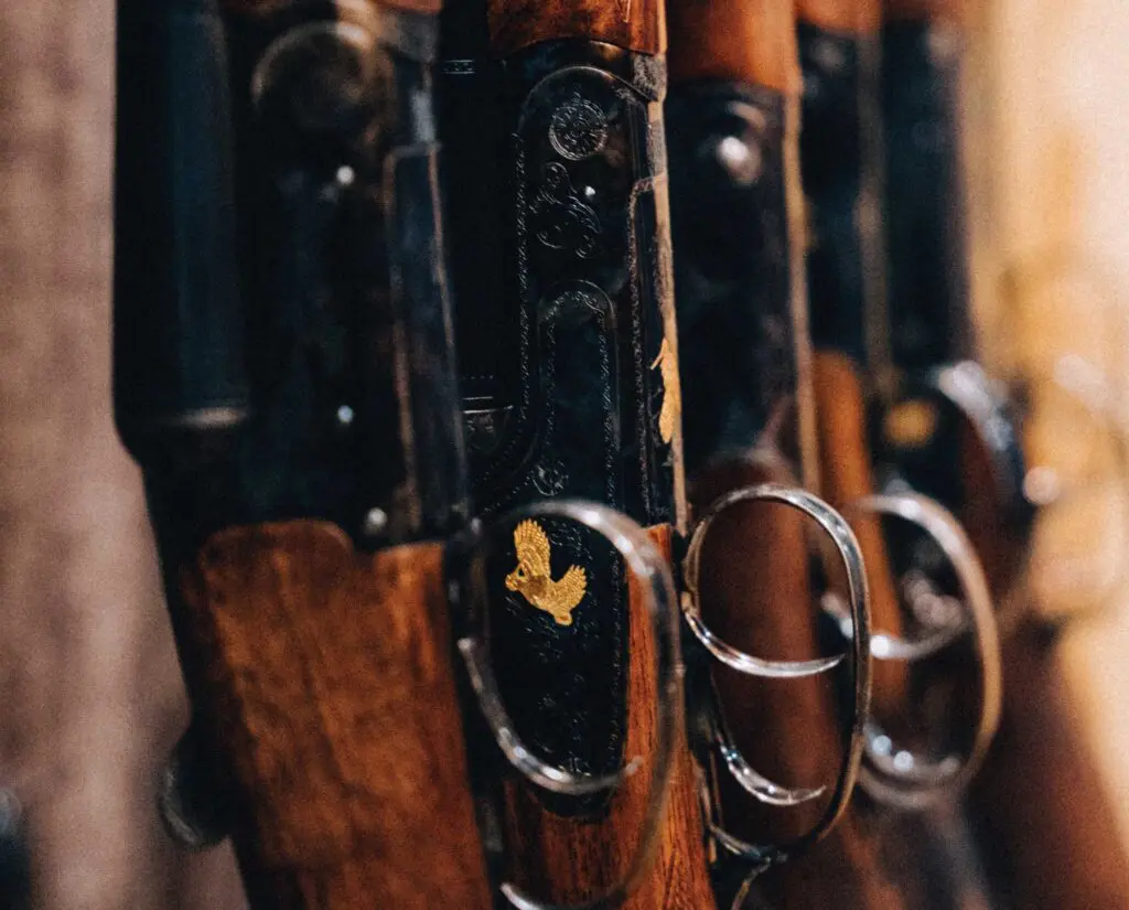 a collection of grouse guns