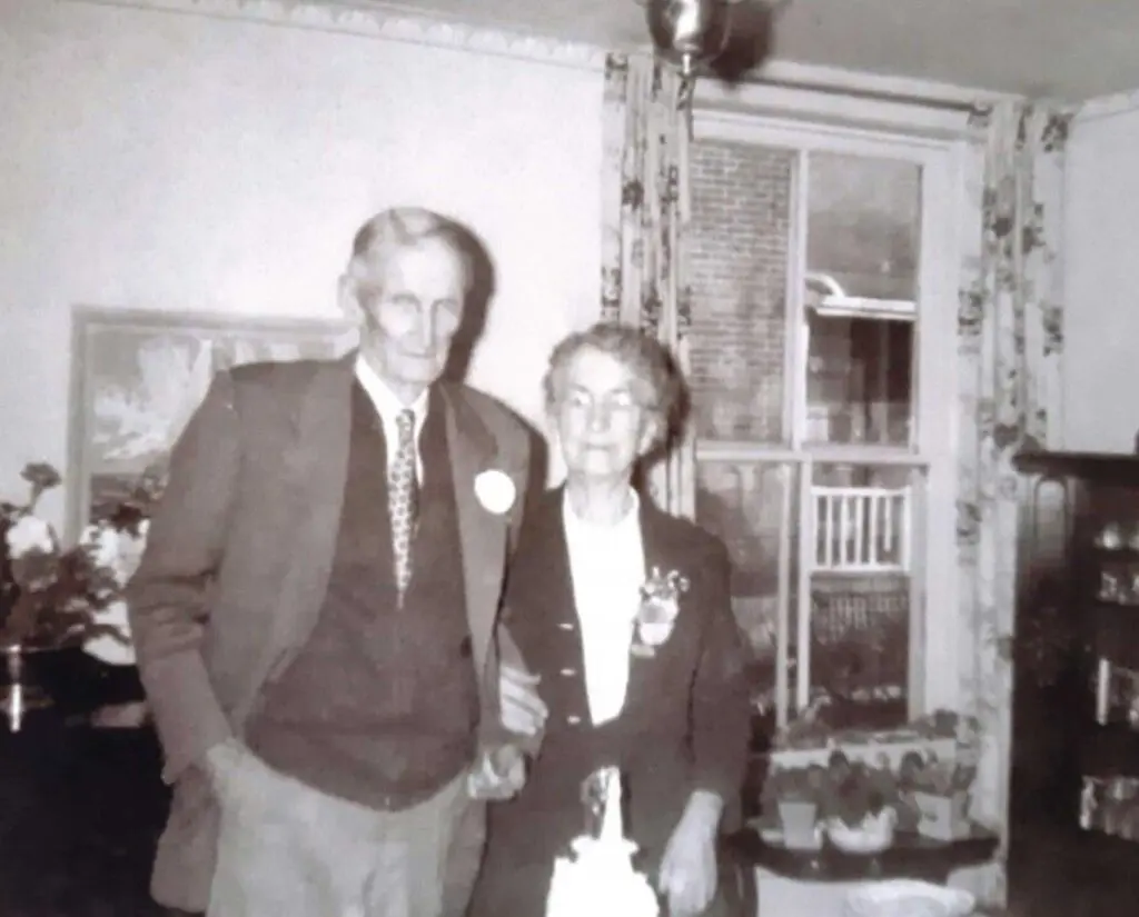 Herbert William Cooey and his wife. 