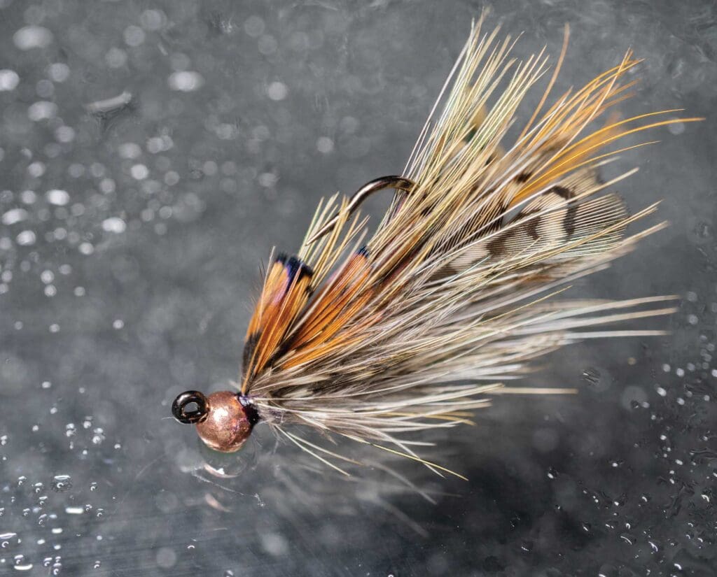 Mini Feather Craw with pheasant feathers