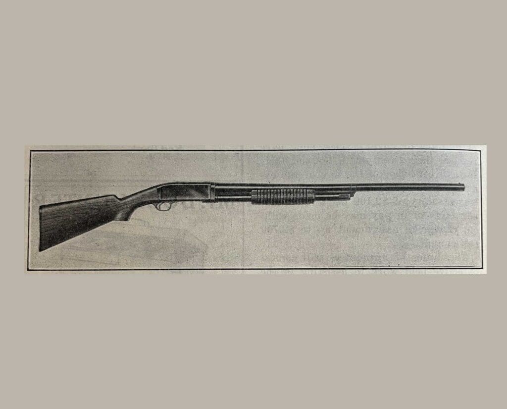 Model 10 shotgun as pictured in National Sportsman 1924