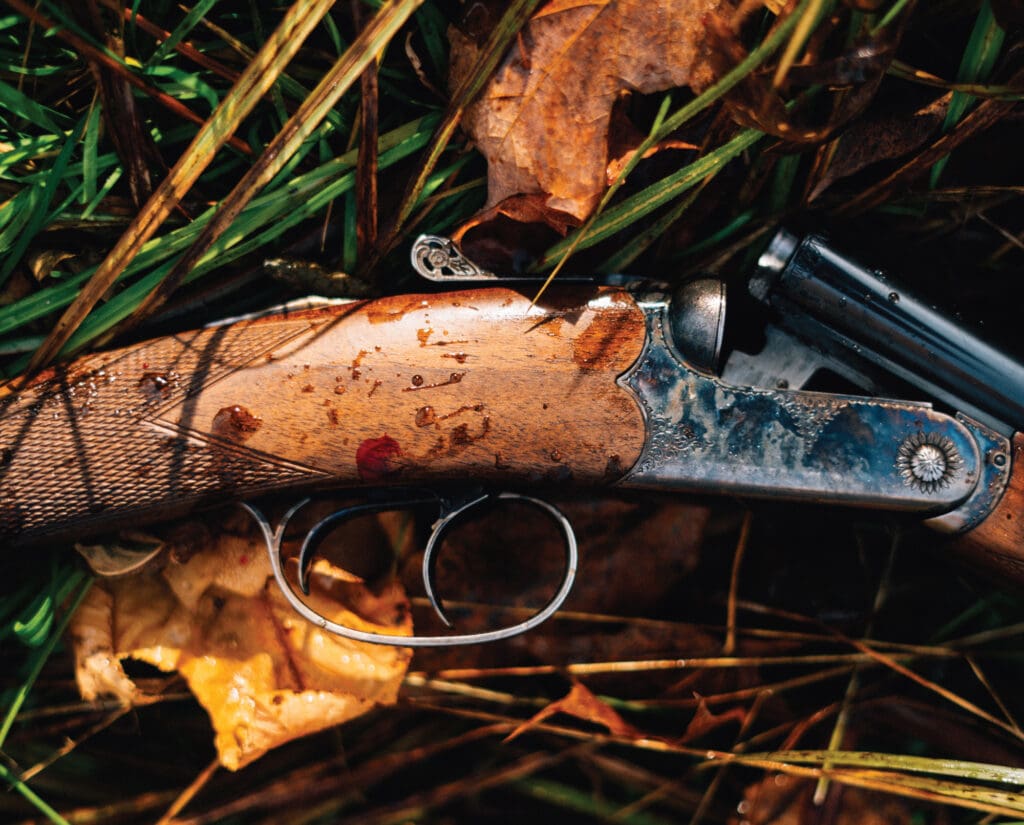 a ruffed grouse hunting shotgun