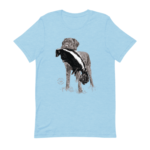 Wirehaired Versatility Ice Blue T Shirt Project Upland