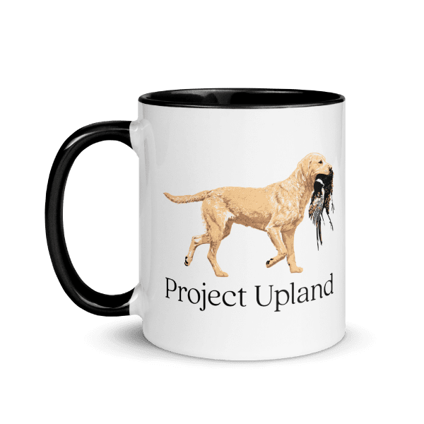 A yellow Labrador Retriever coffee mug