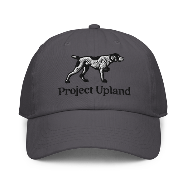 A German Shorthaired Pointer embroidered unstructured hat.