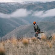 A chukar hunter in the American West