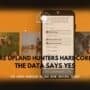 A phone showing the 2025 North American Upland Bird Hunting Survey questions.