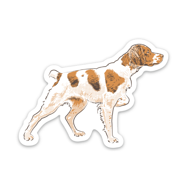 Premium Brittany Dog Sticker 3