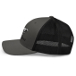 side profile view of the english setter trucker hat