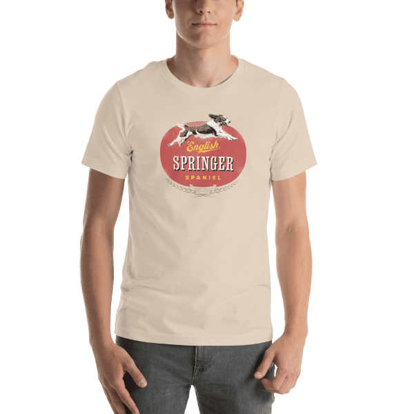 English-Springer-Tshirt-on-Man- English-Springer-Tshirt-on-Man-