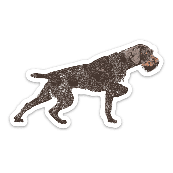 German Shorthaired Pointer Vinyl Decal - Large Outdoor Decal For Cars, Windows & Laptops