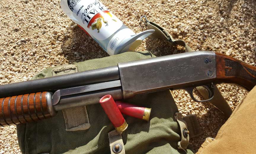 The authors Ithaca Model 37 during a quail hunt.