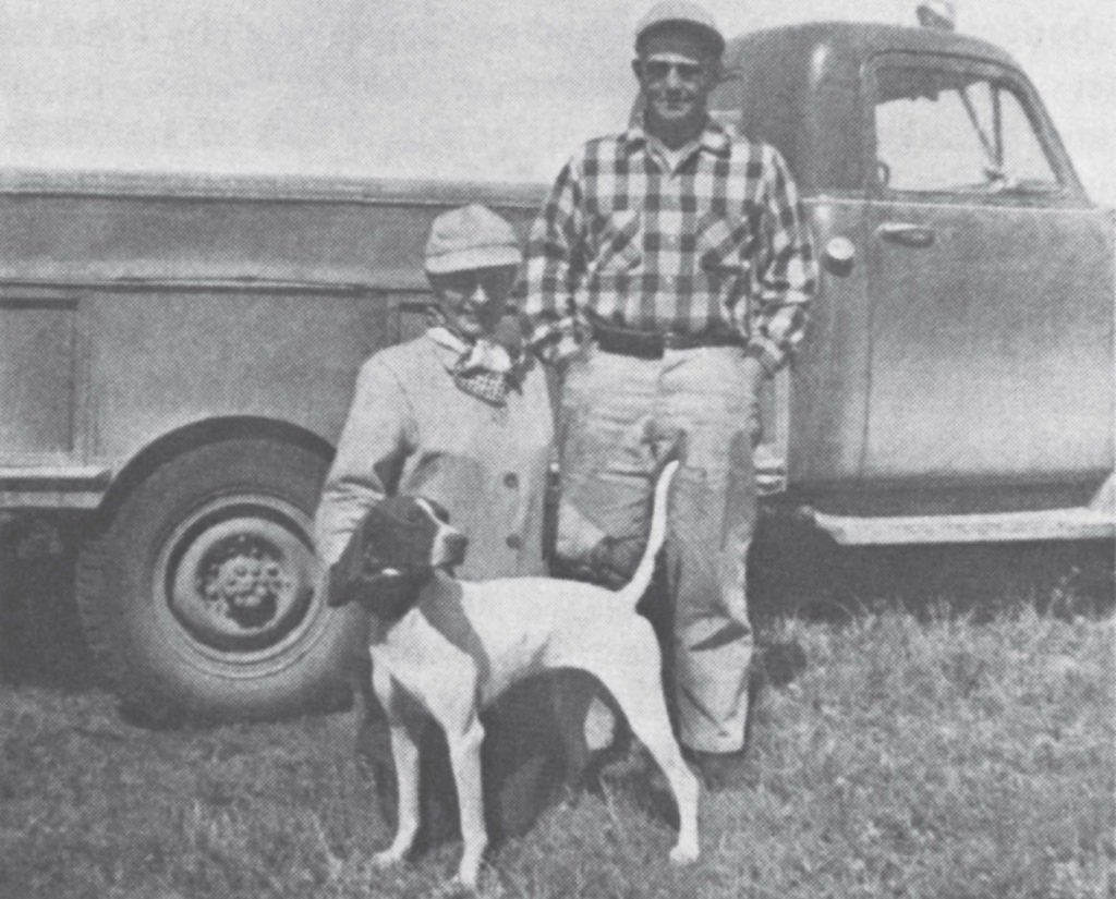 Mary Oliver and one of her legendary pointers for American Field 