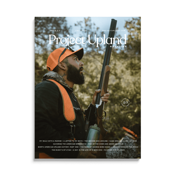 V2N3-Fall-of-2020-Project-Upland-Magazine Front cover of the Fall 2020 issue of Project Upland Magazine