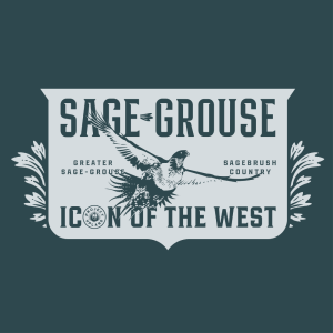 Close-up look at Sage Grouse label design.