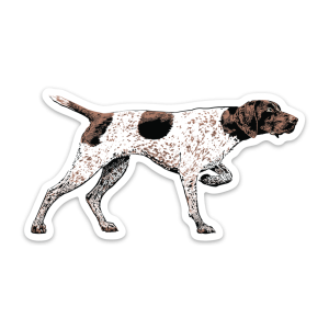Classic Liver-Colored German Shorthaired Pointer Sticker
