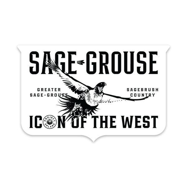 Sage-Grouse-Label-Sticker Sage Grouse Label Sticker