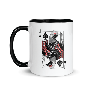 Spruce Grouse Jack of Spades Coffee Mug