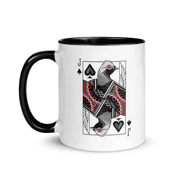 Spruce Grouse Jack of Spades Coffee Mug