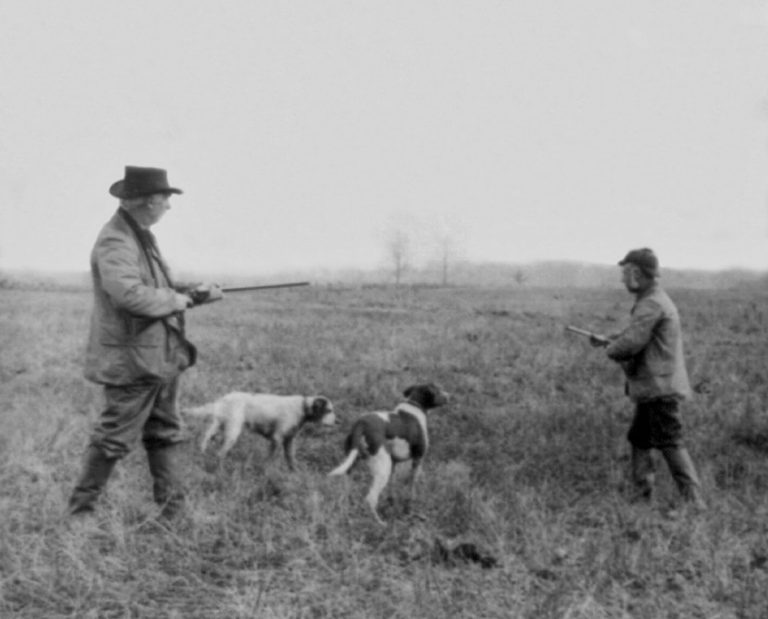 Quail hunters, circa 1891, probably from New York’s Adirondack Park. Library of Congress Prints & Photographs Division, George Barker Collection, LC-USZ62-98281.