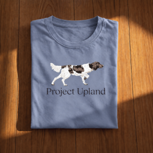 Small-Munsterlander-Folded-Tee-Shirt Folded Small Munsterlander Tee Shirt